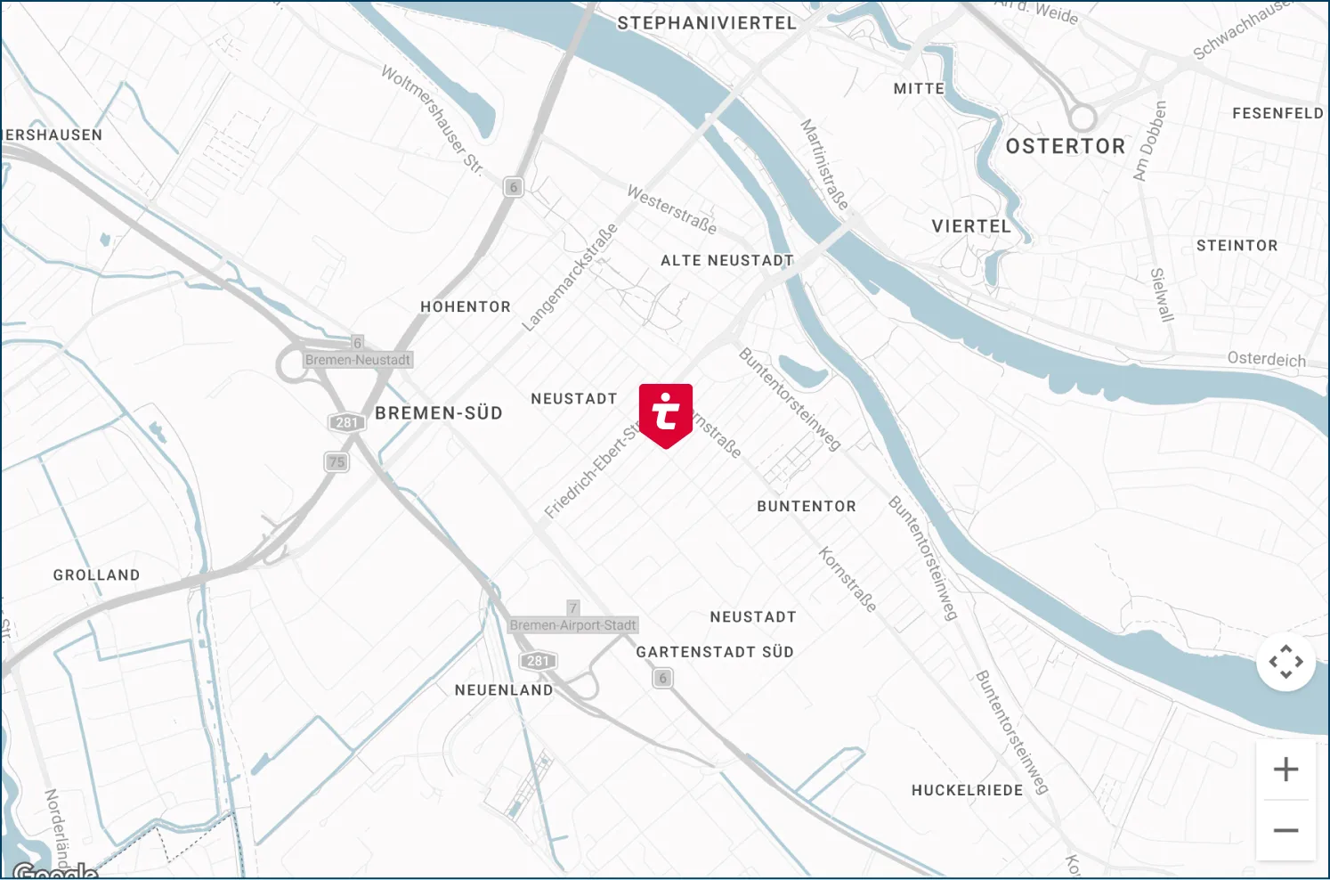 Karte: Tipico Standort Bremen Hemelingen